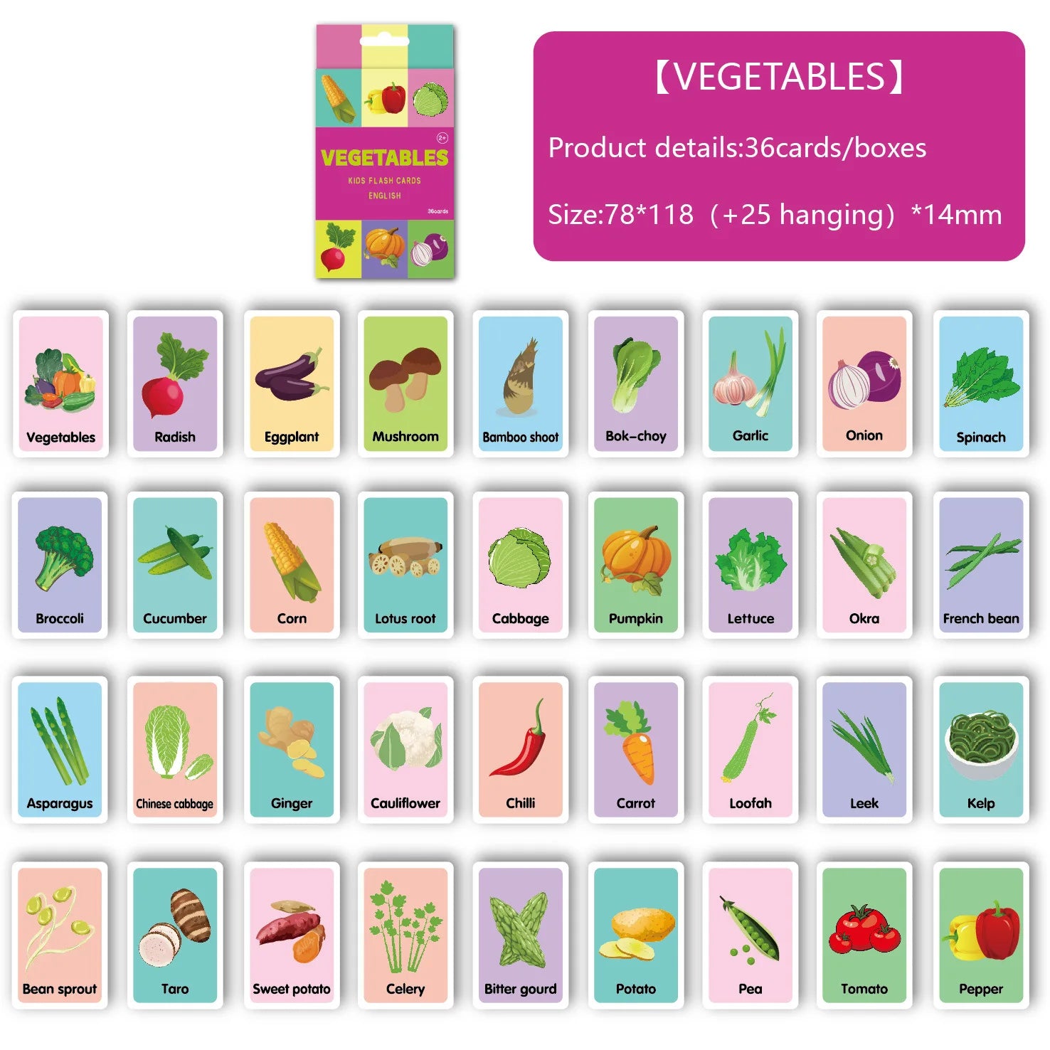 Montessori early education animal flash cards for children ages 2 to 5