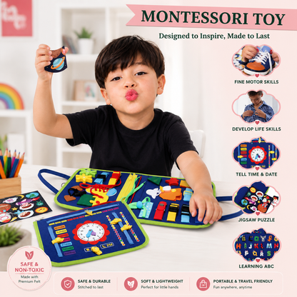 Montessori toy designed to inspire made to last with fine motor skill activities